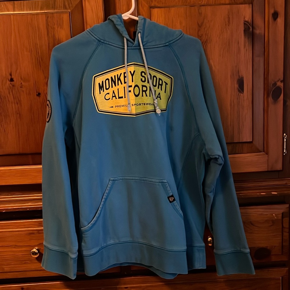 Monkey Sport blue hoodie